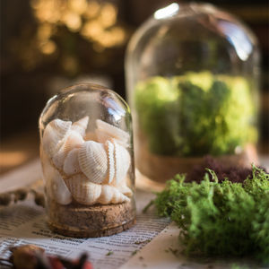 Cúpula de cristal personalizada hecha a mano con base de madera, forma cuadrada, tamaño personalizado, el mejor precio para el Día de San Valentín y Navidad - Product Image 2