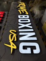 Lettres en relief 3D personnalisées avec éclairage frontal, enseigne de magasin LED pour enseignes extérieures, publicité, signalétique lumineuse