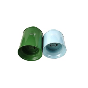 Lata de Metal Redonda Hermética de Alta Calidad, Color Sólido, para Café, Té, Dulces - Product Image 5