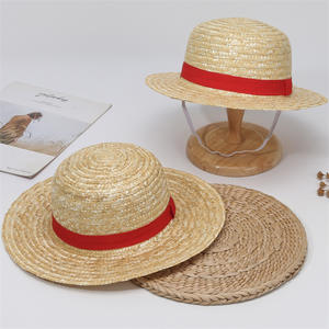 Venta caliente Plain Anime Cosplay Dress Up Niños y adultos Sombreros <span class=keywords><strong>de</strong></span> diseñador para hombres <span class=keywords><strong>Luffy</strong></span> Hat Ecuador Sombreros <span class=keywords><strong>de</strong></span> <span class=keywords><strong>paja</strong></span> - Product Image 5
