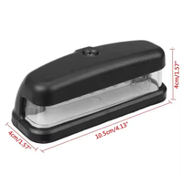 Nouvelle lumière de plaque d'immatriculation arrière universelle pour voiture à LED, 6 LED, camion, SUV, remorque, lampe de numéro, blanche, accessoires automobiles, Hilmo LED-64