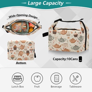 Hawaii Tropical Custom Vintage Teapot Lunch Bag Warm Cooler Bag - Product Image 5