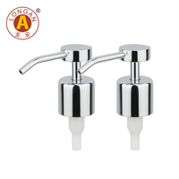 Accessoires de salle de bain en laiton personnalisés, distributeur de savon/shampoing en laiton couleur cuivre 28 mm, bouchon de bouteille en laiton, pompe à lotion en métal