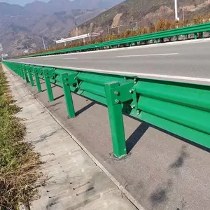 Customized Wave Protection According To Falling Obstacle Beam Galvanized Highway Barrier