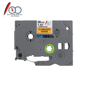 Compatible Brother 6mm 9mm 12mm 18mm 24mm 36mm fluorescent label tape brother label maker tape