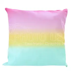 Sublimación funda de almohada en gradiente de colores imprimir cojín
