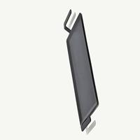 Plaque de cuisson BBQ en acier au carbone de 4 mm d'épaisseur, rectangulaire, écologique, réutilisable, revêtue d'huile végétale, plaque de cuisson pour la sécurité alimentaire, pour la cuisine à domicile