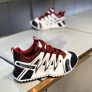 Zapatos para Caminar con Cordones, Forro de Malla, Parte Superior de Cuero Ligero, Transpirable y de Secado Rápido, Tendencia de Moda 2025, para Hombre y Niño, Verano, Primavera, Invierno - Product Image 4