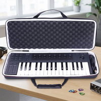 Shockproof EVA Hard Shell Electronic Piano Keyboard Carrying Case CustomLightweight Portable Instrument Storage Bag with Handle