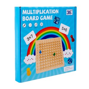 Hoye craft – jeu de société de défi pour enfants, jouet d'apprentissage des maths préscolaire, planche de multiplication en bois - Product Image 5