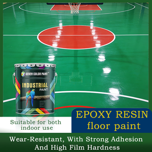 7色カスタマイズ可能な多色エポキシアクリル液体コーティング、内装/外装セメント床改修用ヘビーデューティー - Product Image 4