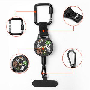 Cordon rétractable multifonction pour téléphone, clés, badge - Solution de sécurité tout-en-un pour l'extérieur - Product Image 3