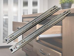 Corredera para cajón GT48 para muebles de interior, superficie con recubrimiento de zinc RoHS - Product Image 3