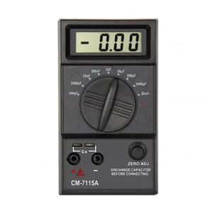 Multímetro Digital de capacitancia CM7115A, herramienta de medición con pantalla LCD