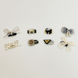 Small Dog <b>Bow</b> Hair Accessories Marzis Nose Bridge Pet Bangs Hair <b>Clips</b> Anti-Licking Solid Pattern All Seasons - Product Image 4