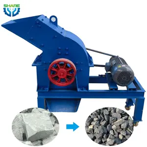 Semi-automatic Small Mobile Stone Jaw Crusher Hammer Machine Scale Mining Equipment Crusher Hammer Mill Price