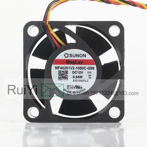 Neu Sunon 5V 24V 48V DC 12V 0,64 W AC EC 4020 40 X40X20MM 4CM Maglev Lager Leiser Schalter Wechsel richter MF40201V2-1000C-G99 Lüfter - Product Image 2