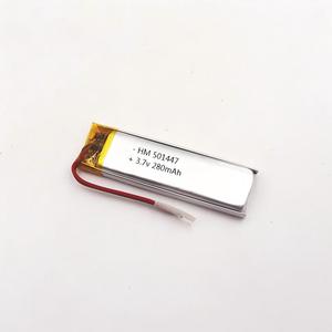 Có thể sạc lại 3.7V 280mAh pin lithium ion 501447/280mAh - Product Image 2