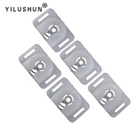 D211 Clips de panneau de porte de voiture Attaches de retenue en plastique en feuille assorties