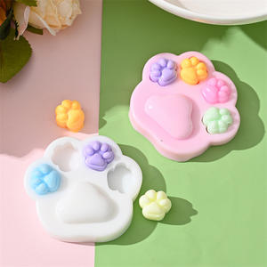 CHENXI - Juguete Sensorial Antiestrés de Goma Suave con Forma de Pata de Gato 3D, Colorido, Mini, para Niños, 120 g - Product Image 3