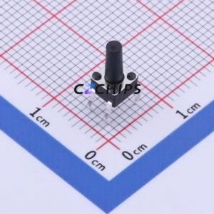 GT-TC075A-H090-L1 Tactile <b>Switch</b> Through hole Component (THT) <b>Switch</b> Single Pole Single Throw Round Button 1.6N Through Hole - Product Image 1