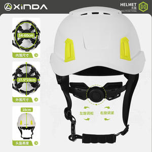 Casco Industrial Xinda Serie H Tipo V con Suspensión de 6 Puntos, Ajustable y Transpirable, para Construcción e Ingeniería - Product Image 4