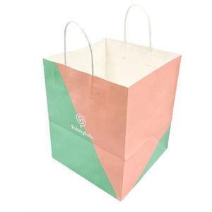 Sac en papier promotionnel imprimé avec logo personnalisé, prix d'usine - Product Image 4