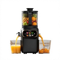 Extracteur de jus électrique à froid OEM/ODM, goulotte d'alimentation de 156 mm, sans BPA, à mastication lente, certifié CE/RoHS, direct usine, facile à utiliser pour la maison et la cuisine