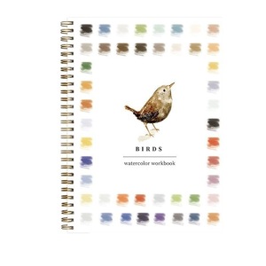 Bestseller transfrontalier : Cahier d'exercices d'<span class=keywords><strong>aquarelle</strong></span> – Livre de coloriage spécialisé pour la pratique de l'<span class=keywords><strong>aquarelle</strong></span>, avec fleurs et oiseaux, en papier de qualité - Product Image 5