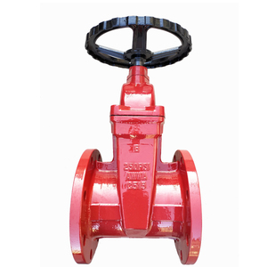 ANSI Fire Water Flange DarkWedge Signal Gate Soft Seal Cast Iron Signal - Product Image 1