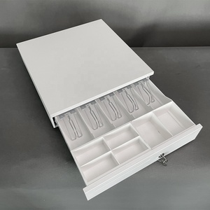 Tiroir-caisse POS compact OEM d'usine, 5 billets 6 pièces, 4 compartiments billets 3 compartiments pièces, en plastique antirouille, 335 mm, pour magasin, supermarché, système de caisse enregistreuse - Product Image 6