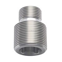 Adaptador de Rosca para Filtro de Aceite de Acero Inoxidable Mecanizado por CNC 13/16-16 1 1/8-16, Adaptador de Filtro de Motor por Electroerosión por Hilo para Volvo 4