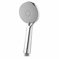 En gros, Pommeau de douche rond à double poignée, chromé brossé, haute pression, 3 modes (pluie), avec fonction autonettoyante, pour appartement