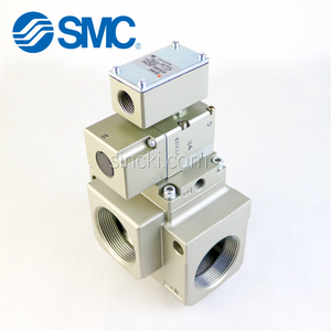 SMC VP3185V/205/105/124/125GA1 piezas neumáticas de válvula solenoide operada por piloto tipo Poppet de <span class=keywords><strong>3</strong></span> puertos de gran tamaño - Product Image 1
