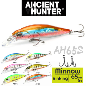 Señuelo de pesca de calidad profesional, cebo duro hundido de plomo, fino, Artificial, 65MM/6G - Product Image 2