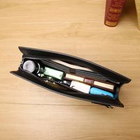 Tas Clutch Pria Motif Kulit Ikan Pari, Tas Selempang Bisnis, Dompet Kasual Kapasitas Besar