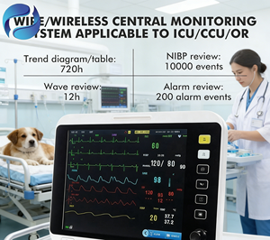 <span class=keywords><strong>Appareil</strong></span> de surveillance vétérinaire portable avec capacités <span class=keywords><strong>Holter</strong></span> ECG multiparamètres pour les hôpitaux vétérinaires - Product Image 6