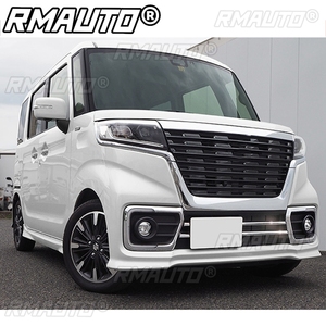 Chrome Front Grill Trim Frame Garnish Car Fog <b>Light</b> Cover Protect Guard Body Kit for Suzuki Spacia Custom MK53S Car <b>Accessories</b> - Product Image 5