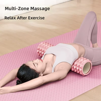 Rouleau de massage en mousse EVA haute densité pour libération myofasciale, colonne creuse pour le yoga, le Pilates et le fitness