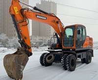 状况良好二手斗山 DX150W-9C 轮式挖掘机 15 吨斗山 DH150W DX140W DX150W 二手轮式挖掘机出售