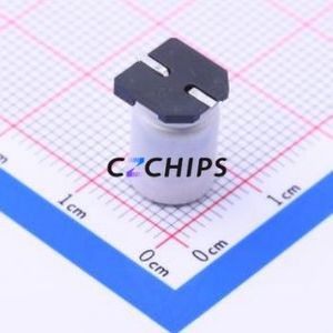 ตัวเก็บประจุอิเล็กโทรไลต์อะลูมิเนียมแบบ SMD รุ่น UD2G4R7M0812, ขนาด D8xL12.5 มม. ความจุ 4.7uF 20% 400V ขา 8 มม. - Product Image 2