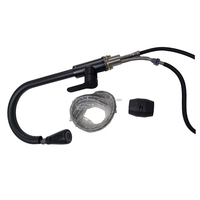 Robinet d'eau moderne sans contact intelligent en acier inoxydable ABS robinet de cuisine avec pulvérisateur à tirette capteur anti-éclaboussures