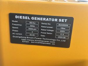 BS Power 2 Cilindros Diesel Genset Generadores de energía libre Comprar en línea 15kw para Home Apartment Factory - Product Image 5
