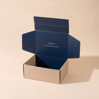 Caja de Regalo para Galletas con Logotipo Personalizado de Fábrica, Caja de Cartón Reciclado para Envíos, Embalaje de Papel Corrugado Plano