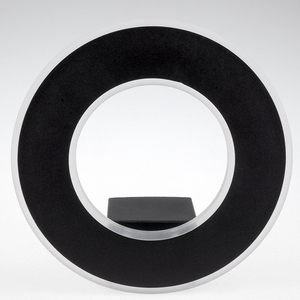 V-TAC VT-710 9W moderna circolare LED luce da parete nera 4000K con telecomando RGB corpo in ferro ombra acrilico per uso esterno Hotel - Product Image 5