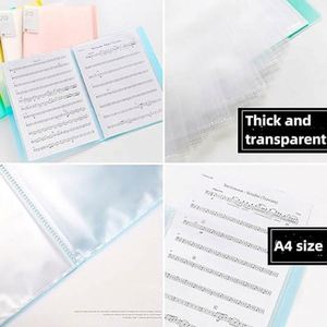 30 Pocket Clear Sleeves Presentation Book 2 Pcs Binder <b>Plastic</b> Sleeves A4 <b>Sheet</b> Protectors Display Portfolio Book Folder - Product Image 4