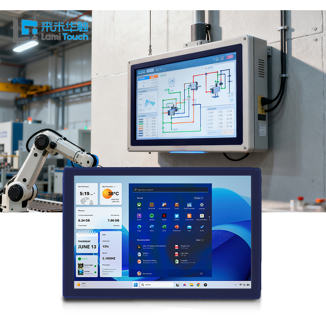 New Rugged IP65 Industrial Computer Win/Linux/Ubuntu All One Touch Screen Embedded Industrial Panel PC 4/6/8/10th Gen I3/i5/i7