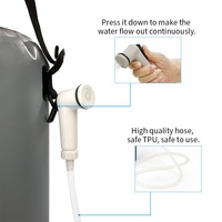 Yuanfeng Nouveauté Kit de camping en plein air Sac étanche Stockage d'eau Pompe à air Sac de douche avec tuyau en TPU