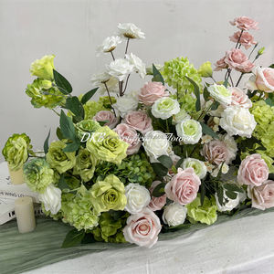 Arrangements floraux en soie écologiques de fleurs artificielles d'eucalyptus, verdure et feuilles pour la location de fêtes de mariage, de remises de diplômes et de Pâques - Product Image 5