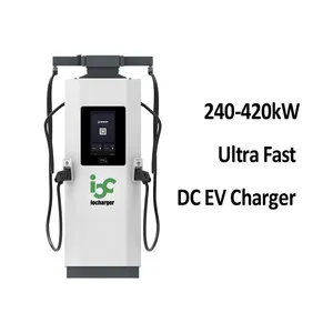 이오차저 1000V CE 인증 OCPP 2.0.1 240KW 300KW 360KW 420kW 케이블 관리 시스템 울트라 DC 고속 EV 충전기